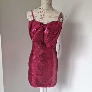 Torn by Ronny Kobo Sequin Mini Dress size Medium NWT